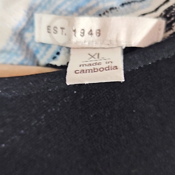 Yellow, Blue & White Striped Dress Sz XL - Picture 4 of 8